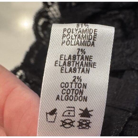 Cosabella Black Lace Nursing Bralette Women's Size Medium Comfy Bra - Picture 7 of 7